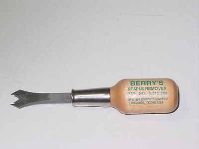 New Berry Staple Remover Puller Tool Berrys ~ Wholesale Upholstery 