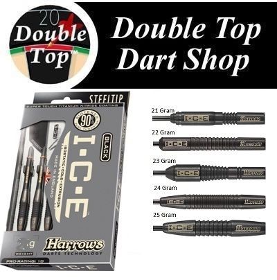 Harrows Black ICE 90% Tungsten Darts Steel Tip