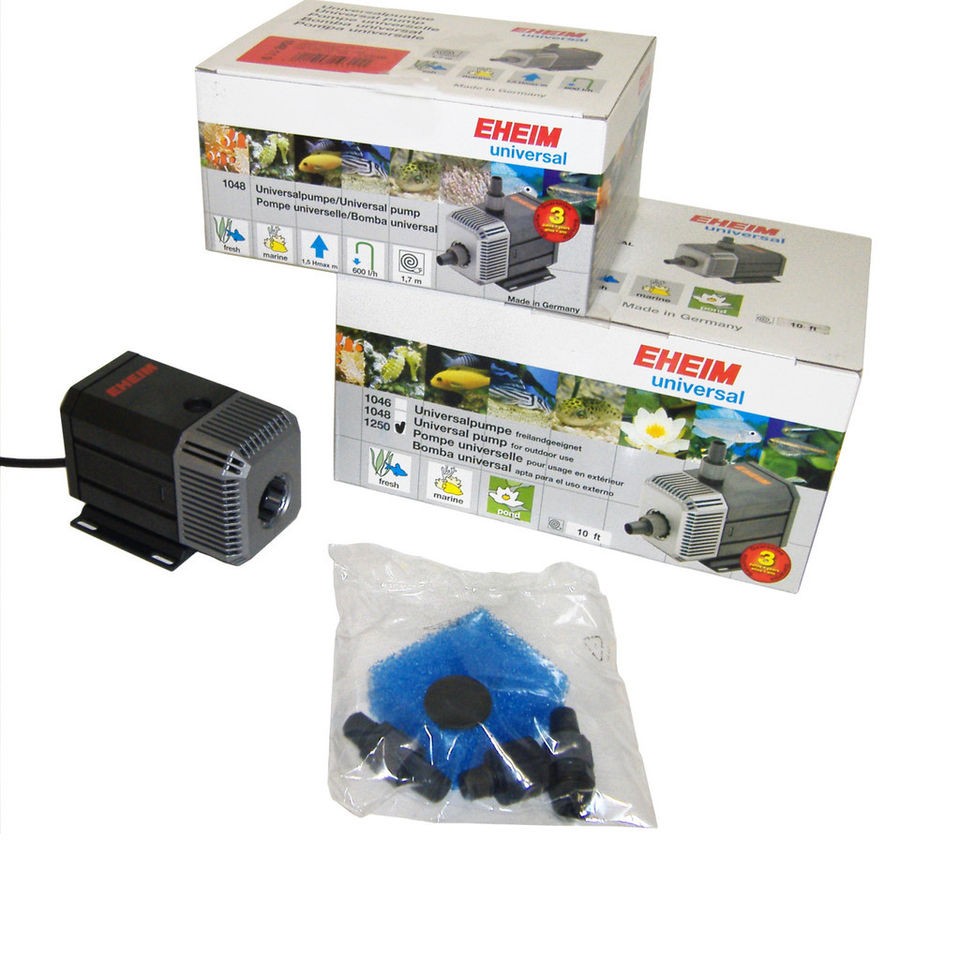 EHEIM UNIVERSAL AQUARIUM PUMP   SUMP / REEF (MODELS 1048, 1250)