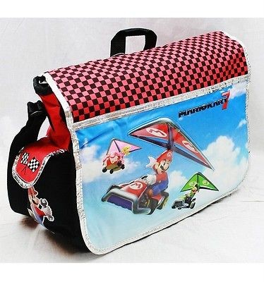 Nintendo Super Mario Bros. MARIO KART Large Messenger Diaper Computer 