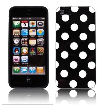   4s dotted case cover skin protector new for Apple +film + stylus