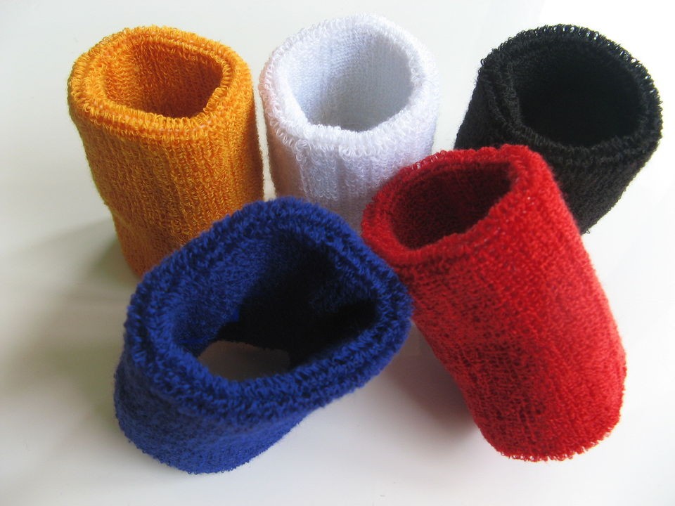 the new cotton Wristbands Sweatbands Gymnastics yoga absorbent 