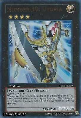   39 Utopia NM 1st Ed YuGiOh YS12 039 XYZ Symphony Yu Gi Oh Card TCG UR