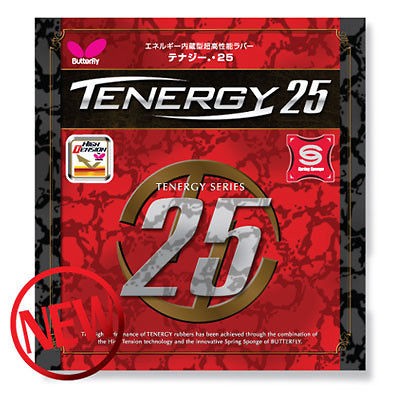 BUTTERFLY TENERGY 25 TableTennis Rubber PingPong Racket