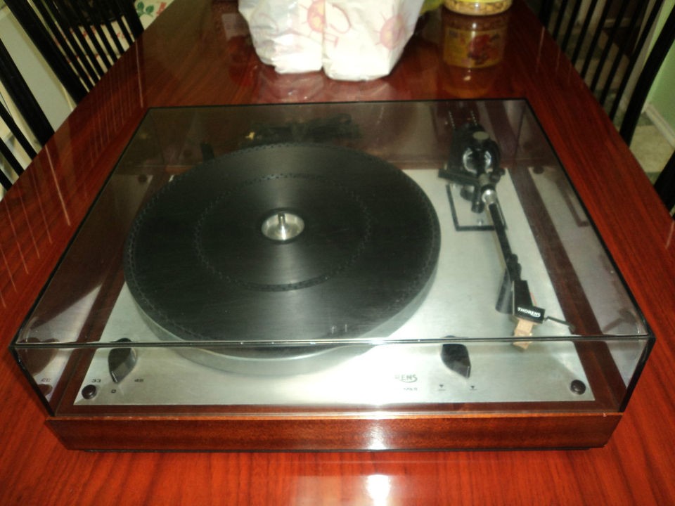 THORENS 166 MK2 VINTAGE TURTABLE & THORENS ARM GRADO 07 CARTRIGD