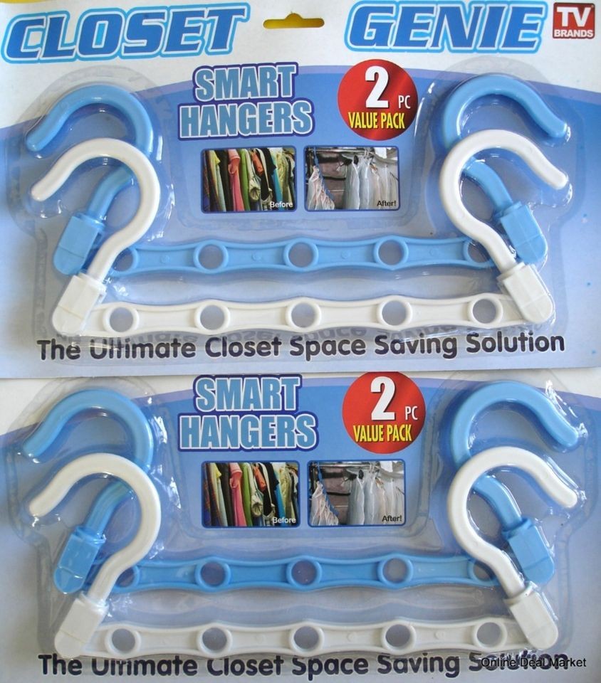 Pack Of Smart HANGERS Space SAVING Closet ORGANIZER