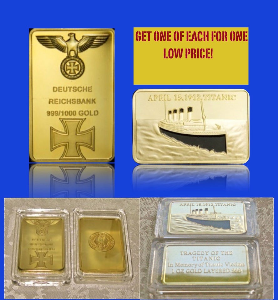 titanic gold coin