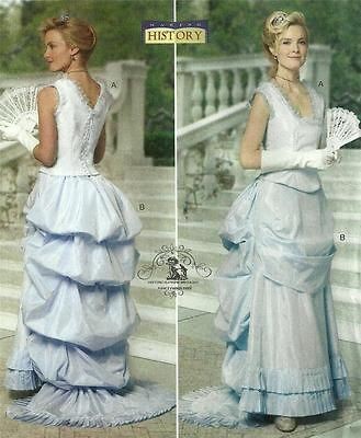 Victorian Titanic Steampunk Bustle Dress Ladies BUTTERICK PATTERN 5696 