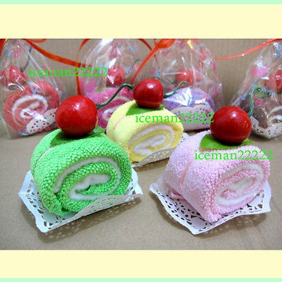 11 x Mini Roll Towel Washcloth Gift Soft Cake WHOLESALE