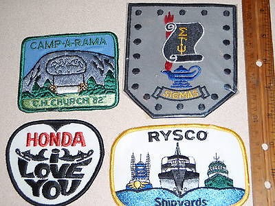 VINTAGE RYSCO SHIP YARDS SHIPS BOATS ONE PATCH AUCTION BXH 68