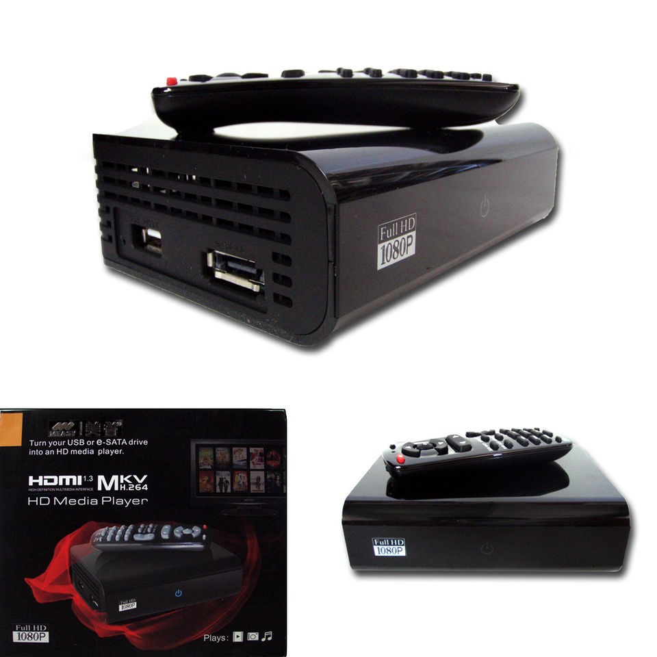 HDMI Media Player   Turn your USB or eSATA drive into a HD Media 