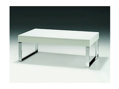 White Modern European Lift Top Coffee Table