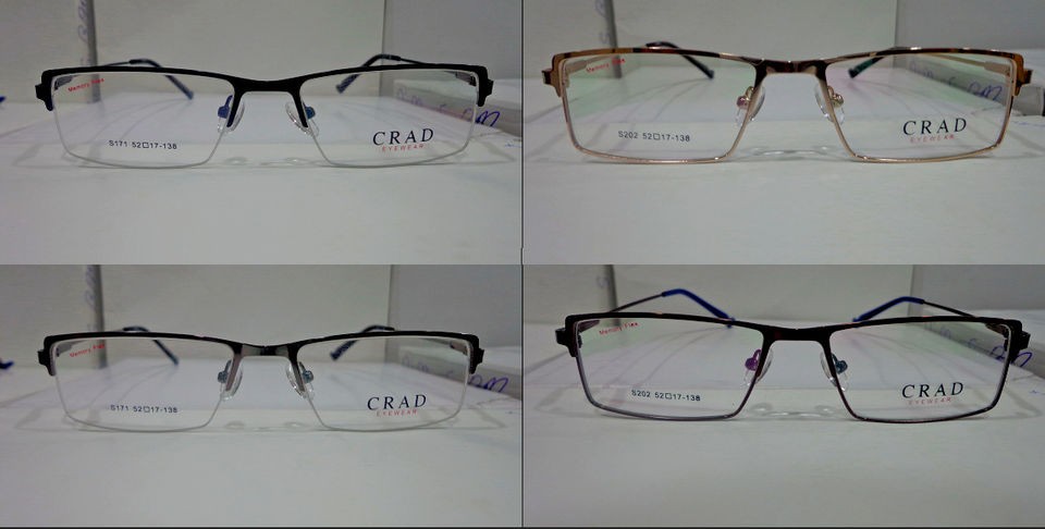   CRAD Half Rimless Frames TRANSITIONS PHOTO GRAY Lens Reading Glasses