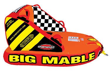 New Sportsstuff Big Mable Inflatable Towable Tube Water Toy 2 Rider 53 