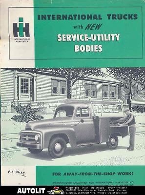 1954 International Pickup Truck Utility Body Brochure