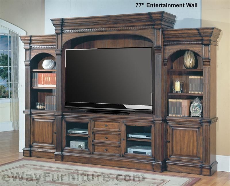 Parker House Genoa 77 TV Entertainment Center Wall Wood Home Online 