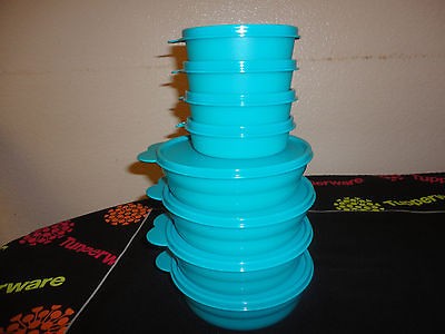 Tupperware Virtually airtight seals bowls set of 8 Value$44.00