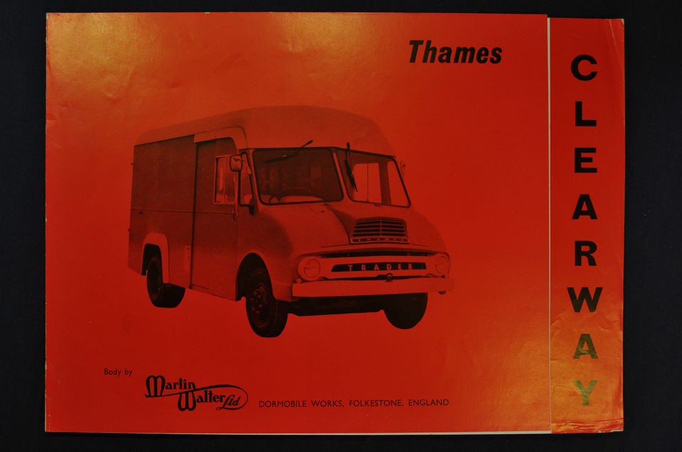 1965? Thames Trader Clearway Van Truck English Ford Sales Brochure 