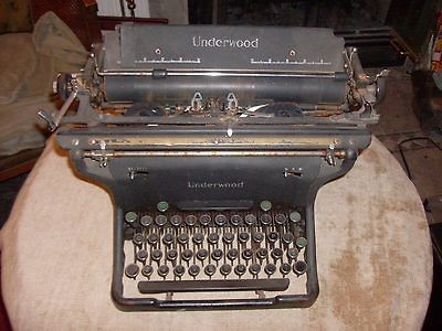 VINTAGE 1930S UNDERWOOD TYPE WRITER L@@K ESTIMATE $900 $1200