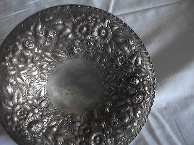 Barbour Silver Flower Bowl. Vintage silver plate bowl.