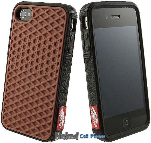 VANS SNEAKER SHOE TREAD BLACK TAN CASE RUBBER SKIN COVER FOR APPLE 