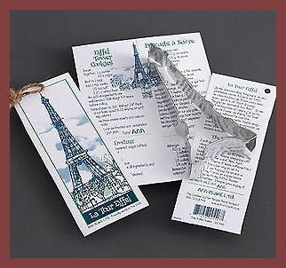   TOWER ~ FLEUR DE LIS ~ tin cookie cutter DUO ~ MADE IN THE USA (NEW