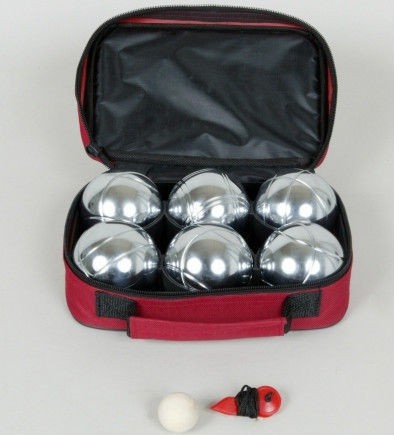 piece Boules Set Canvas Bag Garden Sport Petanque Wooden Jack 