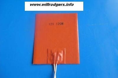 Universal Flexible Block Heater Hot Pad 12v 120watt