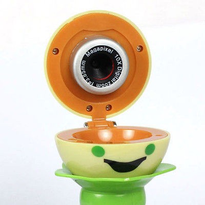   Mega Pixel Cute Pears Webcam Camera With Table Sucker for Laptop PC