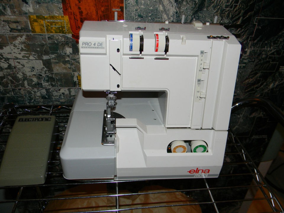 ELNA PRO 4E SERGER Excellent CONDITION ELNA SERGER ELNA PRO SERGER 