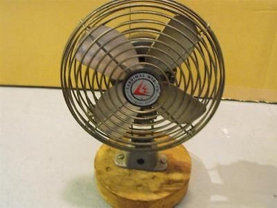 Vintage Cardinal MFG CO. Car/Shop Swivel Fan 8 INCH CAGE 12V