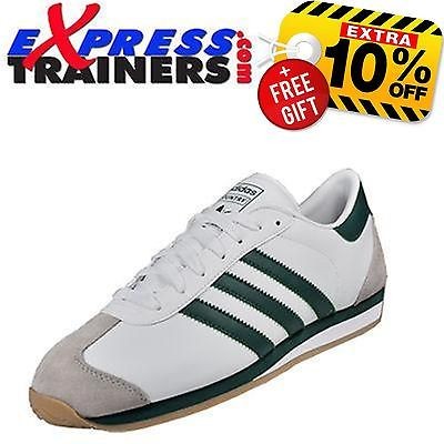 Adidas Originals Mens Country II Leather Retro Trainer