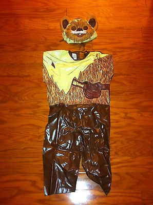 Vintage STAR WARS Halloween Costume EWOK WICKET 1984 Lucasfilm FREE 