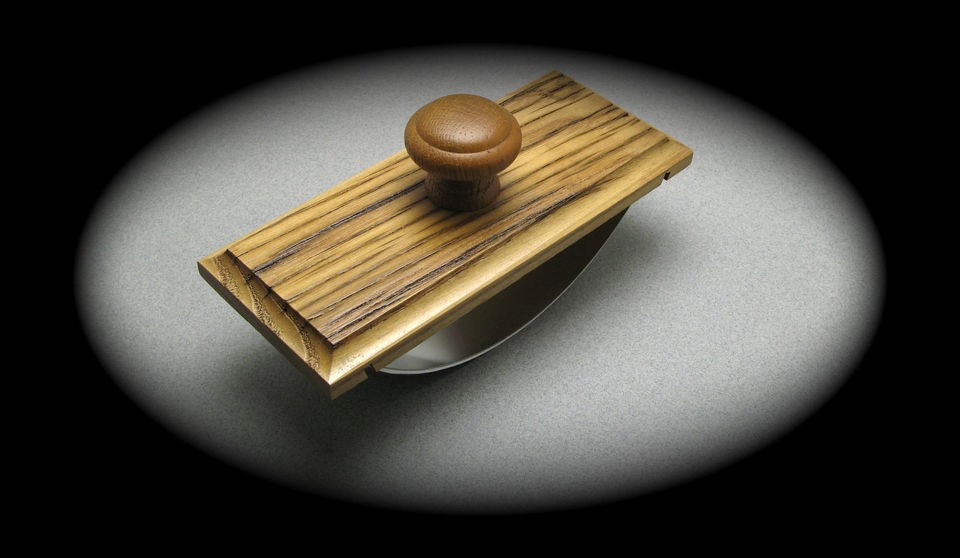 New Ink Rocker Blotter Made w/Antique Chestnut Lumber & Knob