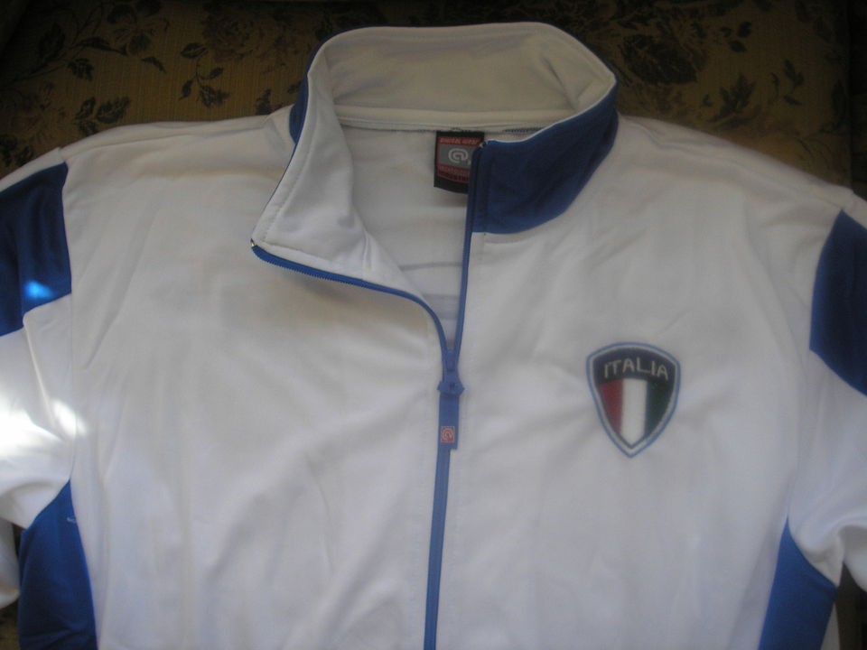 WORLD CUP ITALY SOCCER JERSEY JACKET ITALIA SELECT MEDIUM OR LARGE