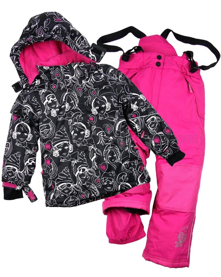 Deux par Deux Girls Snowsuit Girls Rules,Sizes 4, 5, 6, 7, 8, 10