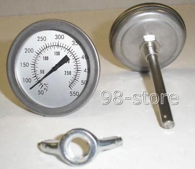 BBQ SMOKER/PIT/GRI​LL THERMOMETER TEMP GAUGE 