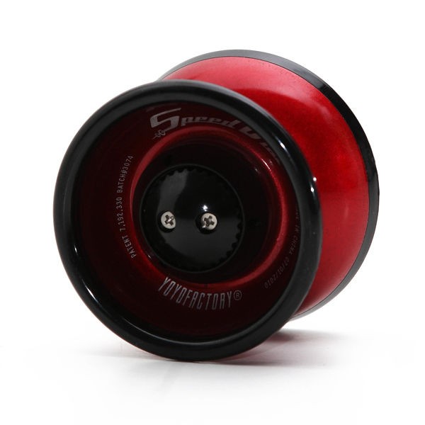 YoYoFactory Speed Dial Adjustable Yo Yo *B GRADE*   Red/Black + FREE 