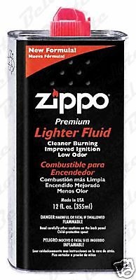 Zippo 12 oz 355ml Lighter Fluid Premium ACCESSORIES NEW