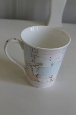 AYNSLEY CAT FAMILY MUG FINE BONE CHINA NEW SIAMESE/HIMALAYAN CAT MUG