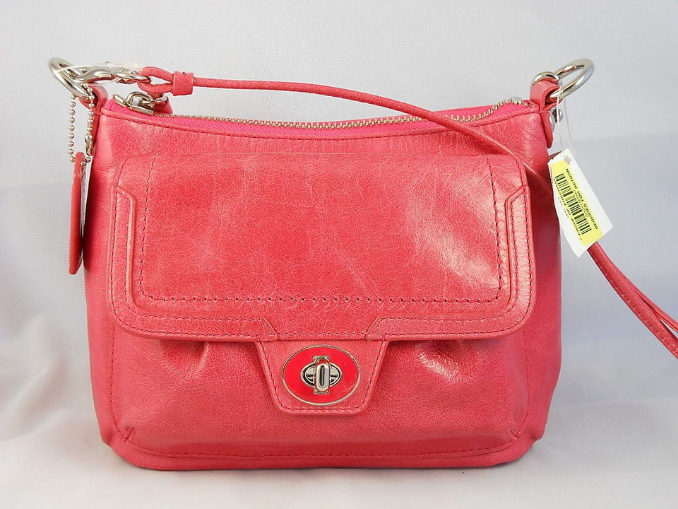 Coach Camelia Poppy Mini Groovy Leather Crossbody 46058