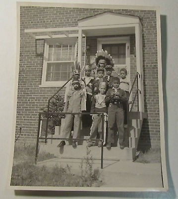 1960 Washington DC Black Americana Halloween Boy Scout Indian Costume 