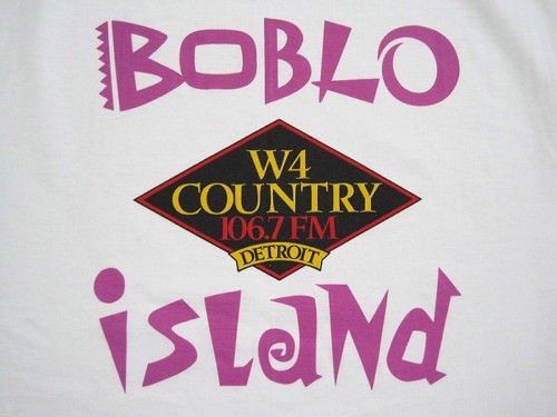 NEVER WORN 90s vtg BOBLO ISLAND T SHIRT detroit CANADA