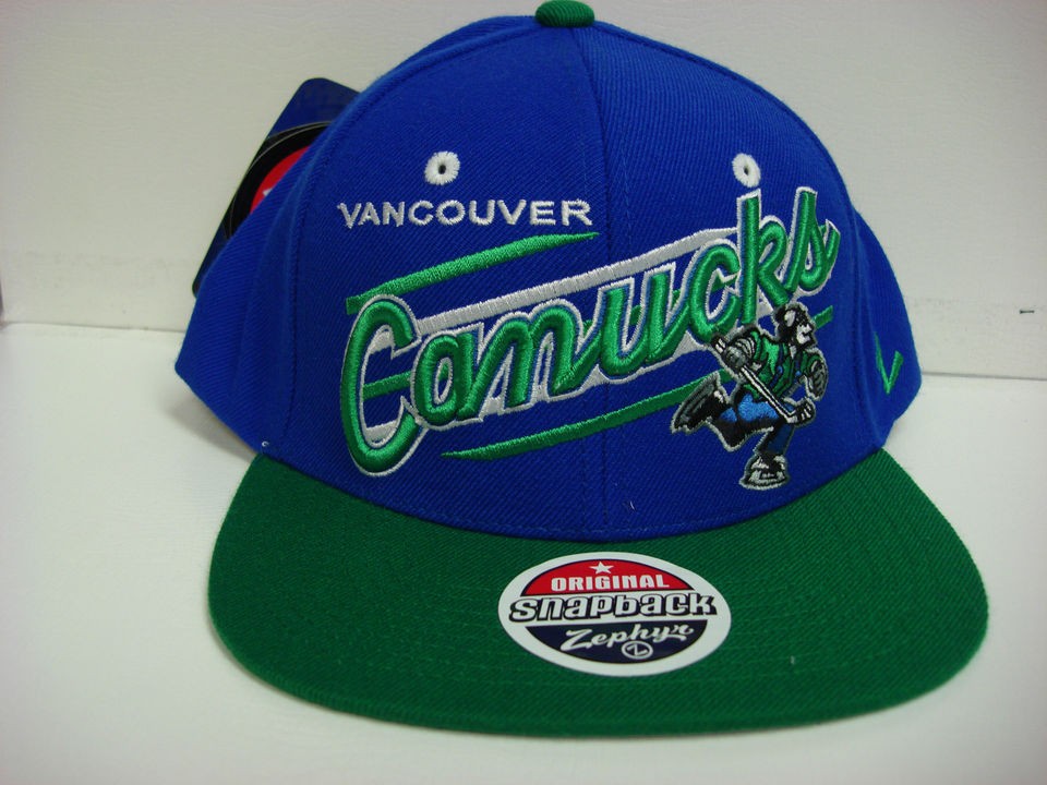 New American Needle NHL Vancouver Canucks Vintage Hockey Blockhouse 