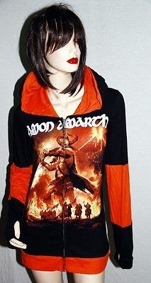 Amon Amarth Metal Punk Rock DIY Funky Hoodie Zip Up Jacket Top