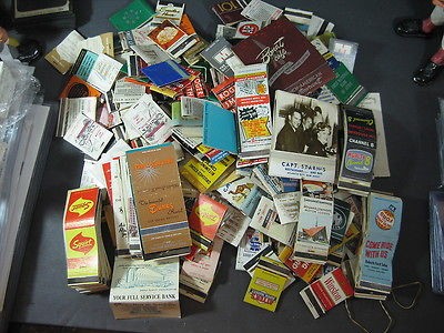 LOT VINTAGE MATCHBOOK COVER COLLECTION 375+