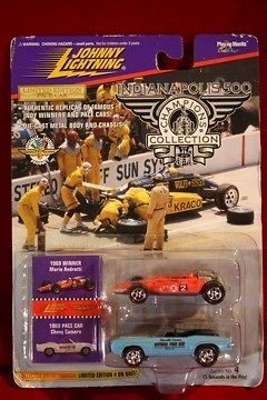 JOHNNY LIGHTNING INDY 500 DIE CAST 1969 WINNER/PACE CAR 2 PACK **NIP 