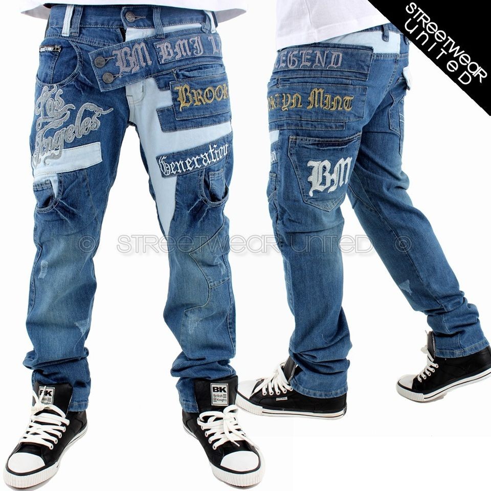 Brooklyn Mint Los Angeles Time Denim Bar Jeans Hip Hop Is Money All 