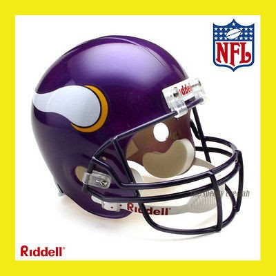 MINNESOTA VIKINGS NFL DELUXE REPLICA FULL SIZE FOOTBALL HELMET by 