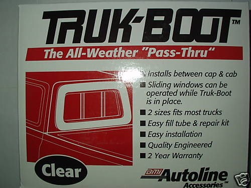 Auto Line Truk inflatable Boot Camper Shell Topper Cap Seal Full Size 